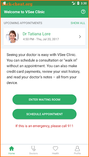 VSee Clinic screenshot
