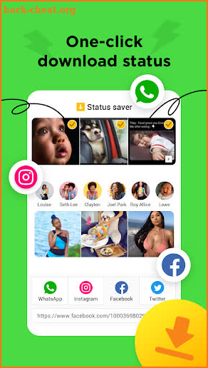 Vstatus - status saver for all media like WhatsApp screenshot