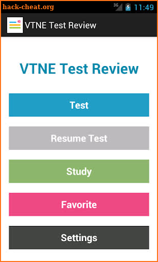 VTNE Test Review screenshot
