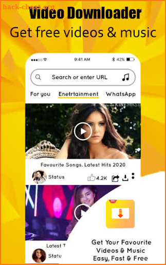 Vtube All video downloader - HD video player app screenshot