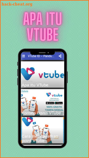 VTube ID - Panduan Lengkap Penghasil Dollar screenshot