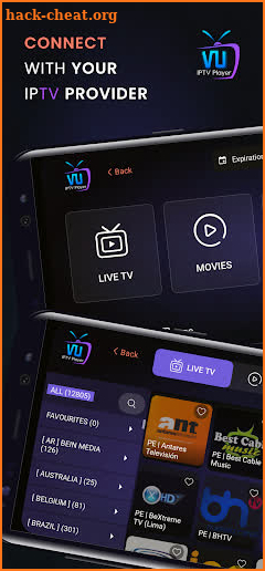 VU IPTV Player screenshot