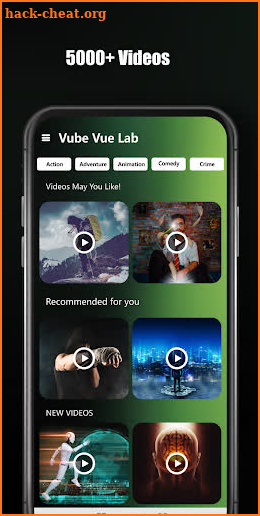 Vube Vue Lab screenshot