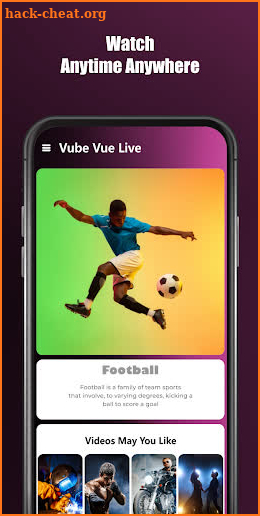 Vube Vue Live screenshot