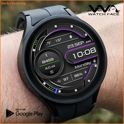 VVA217 Hybrid Watch face screenshot