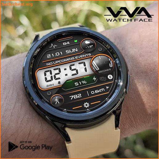 VVA58 Sport Digital Watch face screenshot