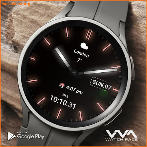 VVA61 Neon Watch face screenshot