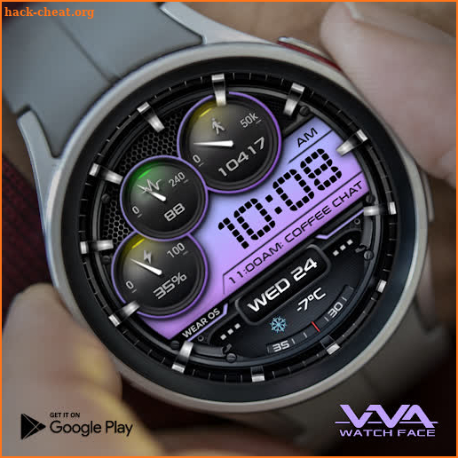 VVA64 Stylish Watch face screenshot