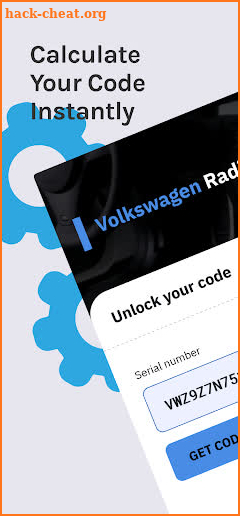 VW Radio Code Generator screenshot