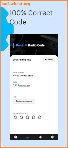 VW Radio Code Generator screenshot