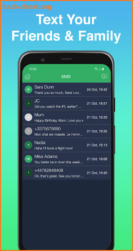 Vyke: Second Phone Number/2nd Line – Call & Text screenshot