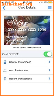 VyStar Card Control screenshot