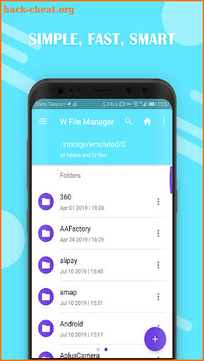 W File Manager - File Explorer for Android 2019 screenshot