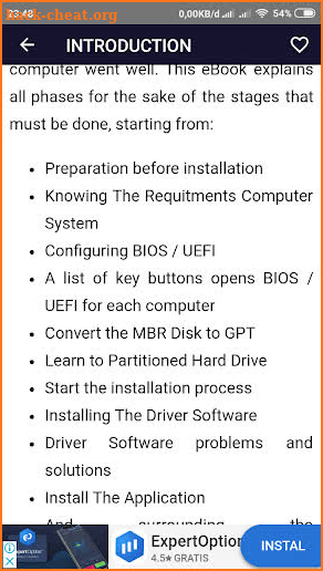 W10 Guide - Computer Instalation Complete Guide screenshot