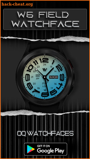 W6 Field Watch Face Wear OS 3 screenshot