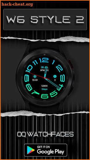 W6 Gradient Style For Wear OS screenshot