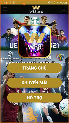 W88 - Nhà cái bóng đá Uy tín khu vực Châu Á củaw88 screenshot