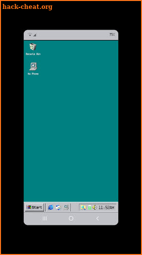 W95 Mobile Retro Klwp Theme screenshot
