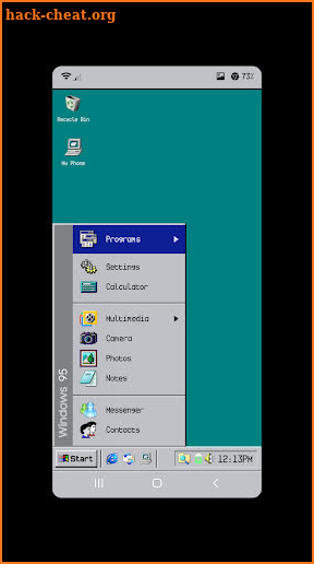 W95 Mobile Retro Klwp Theme screenshot