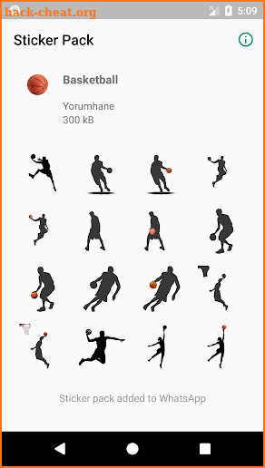 WA Sticker Basketball ( WAStickerApps ) screenshot