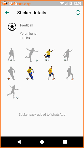 WA Sticker Sports screenshot