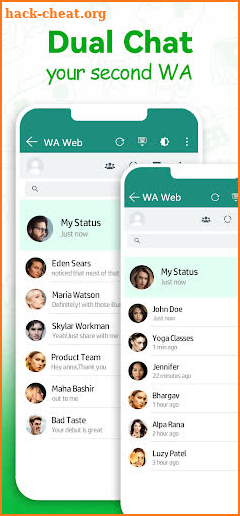 WA Web - Dual Chat screenshot