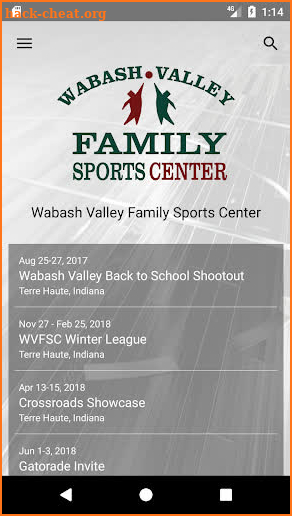 Wabash Valley Family Sportscenter screenshot