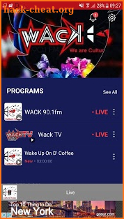 WACK FM/ASPIRE TV screenshot