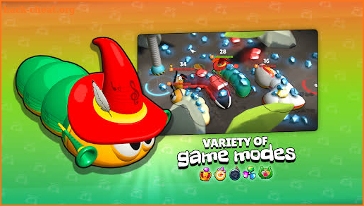 Wacky Worms: Diamond Rush screenshot