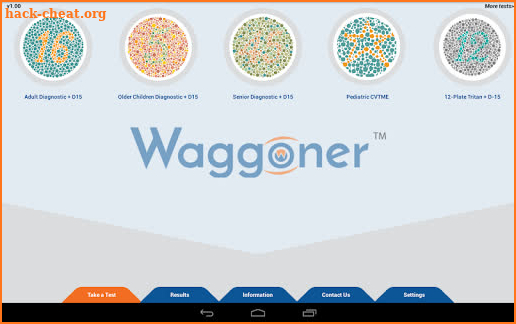 Waggoner Computerized Color Vision Test screenshot