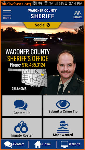 Wagoner County OK Sheriff screenshot