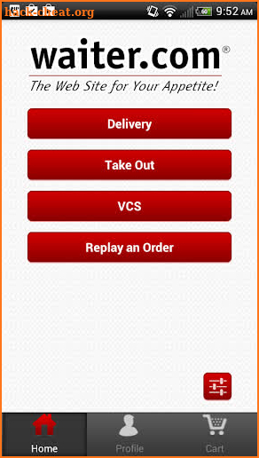 Waiter.com Food Delivery screenshot