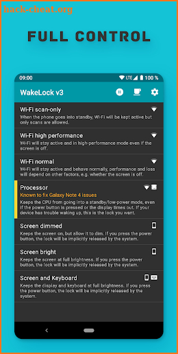 Wake Lock Revamp - PowerManager screenshot