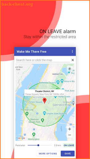 Wake Me There - GPS Alarm screenshot