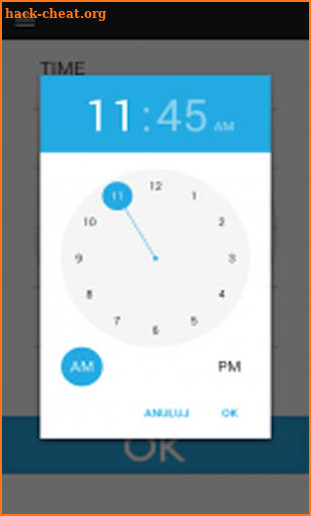 Wake up through clock application screenshot