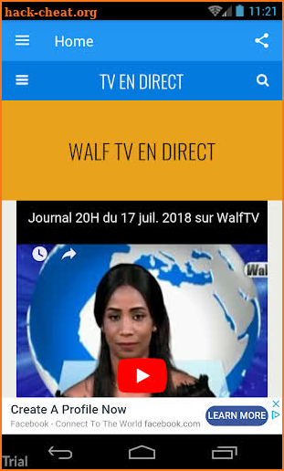 WALF TV EN DIRECT screenshot