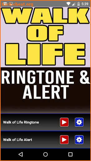 Walk of Life Ringtone & Alert screenshot