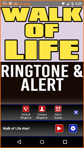 Walk of Life Ringtone & Alert screenshot