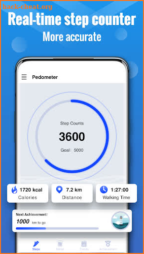 Walk Tracker - Step Counter Free & Calorie Burner screenshot