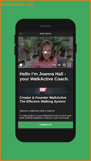 WalkActive with Joanna Hall screenshot