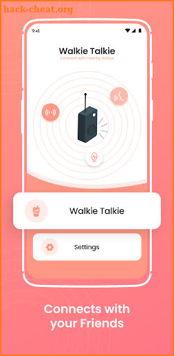 Walkie talkie Push To Talk screenshot