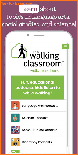 Walking Classroom Podcasts screenshot