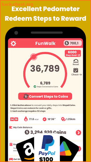 Walking Money-Get paid to walk screenshot