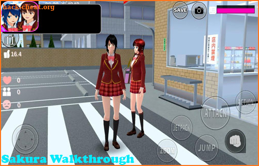 Walkthrough Sakura School Simulator app 2021 screenshot