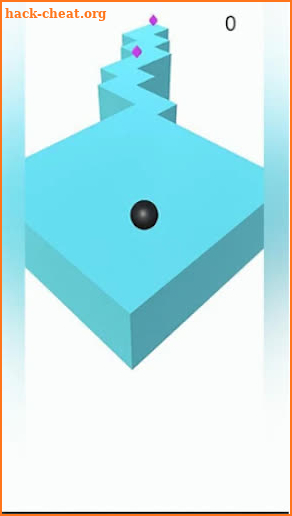 Wall ball : zig zag swipe game screenshot
