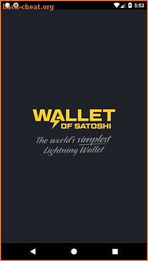Wallet of Satoshi screenshot
