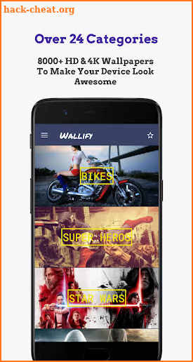 Wallify - 4K HD Wallpapers screenshot