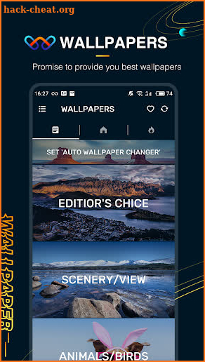 Wallpaper HD-Auto Wallpaper Changer screenshot