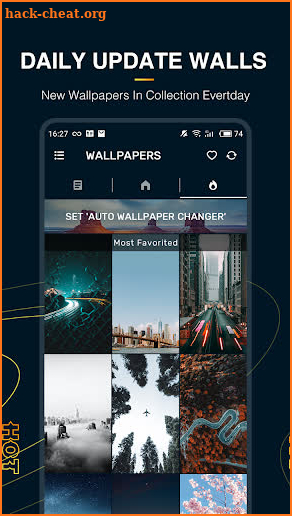 Wallpaper HD-Auto Wallpaper Changer screenshot