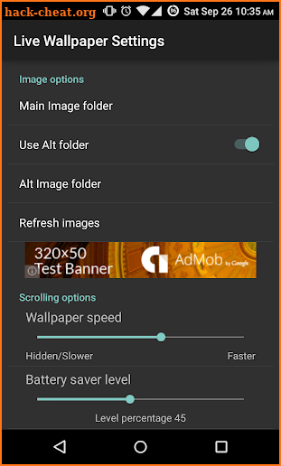 Wallpaper Scroller screenshot